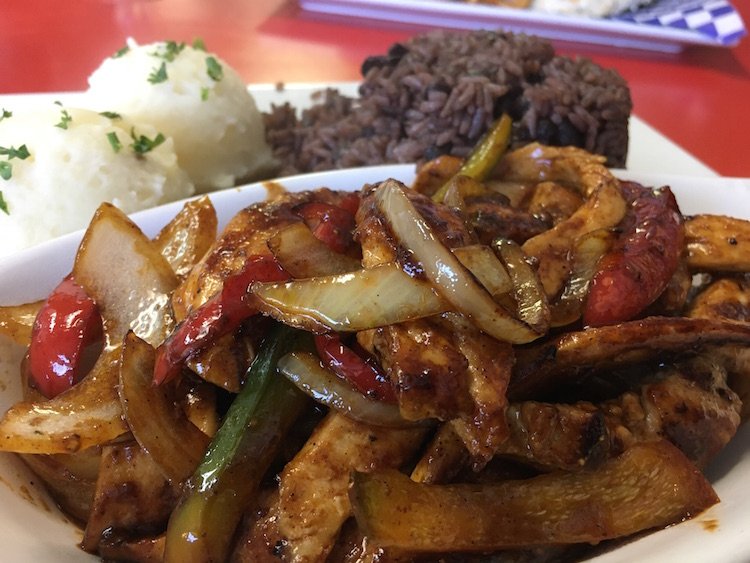 Chicken Fajitas from Odaly's Delight Cafe in Westchester, Florida