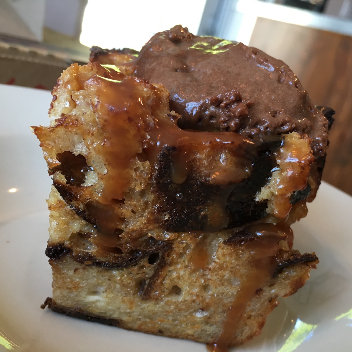 Bread Pudding from PROOF in Wynwood, Florida