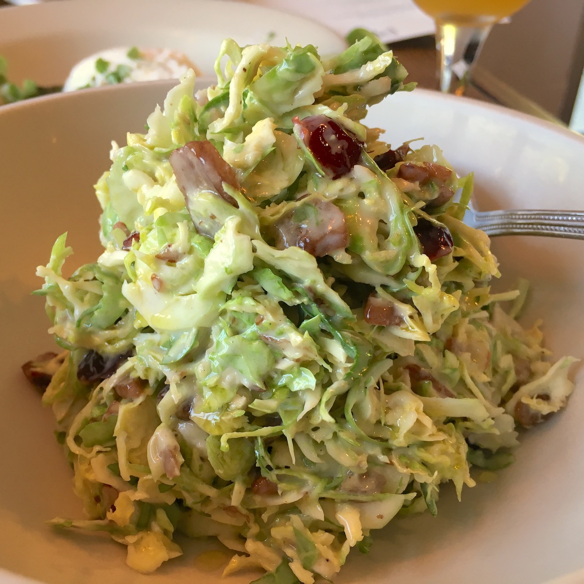 Shaved Brussel Sprouts from PROOF in Wynwood, Florida