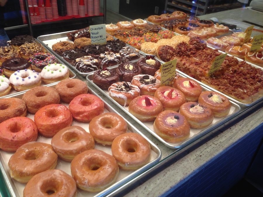 Donut Display from Mojo Donuts in Pembroke Pines, Florida