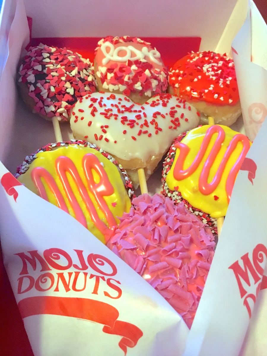 Valentine's Day Donuts from Mojo Donuts from Miami, Florida