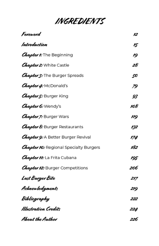 All About the Burger book chapters