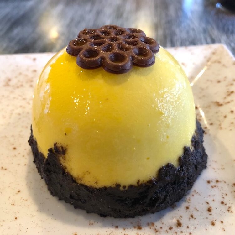 Mousse de Maracuya from Piraw Grill in Miami (Kendall), Florida