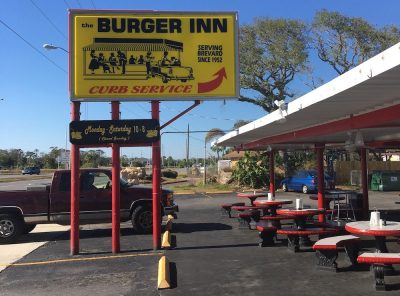 Melbourne's Burger Inn Drive-In with Curb Service since 1952