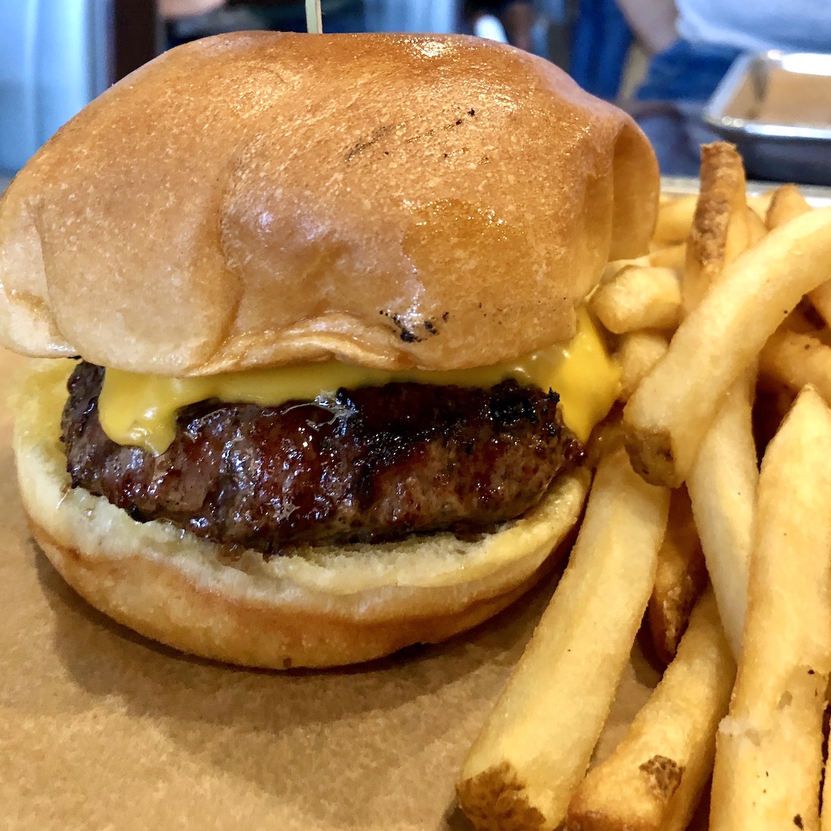 Wagyu Cheeseburger from Jimmy P's Burgers in Naples, Florida