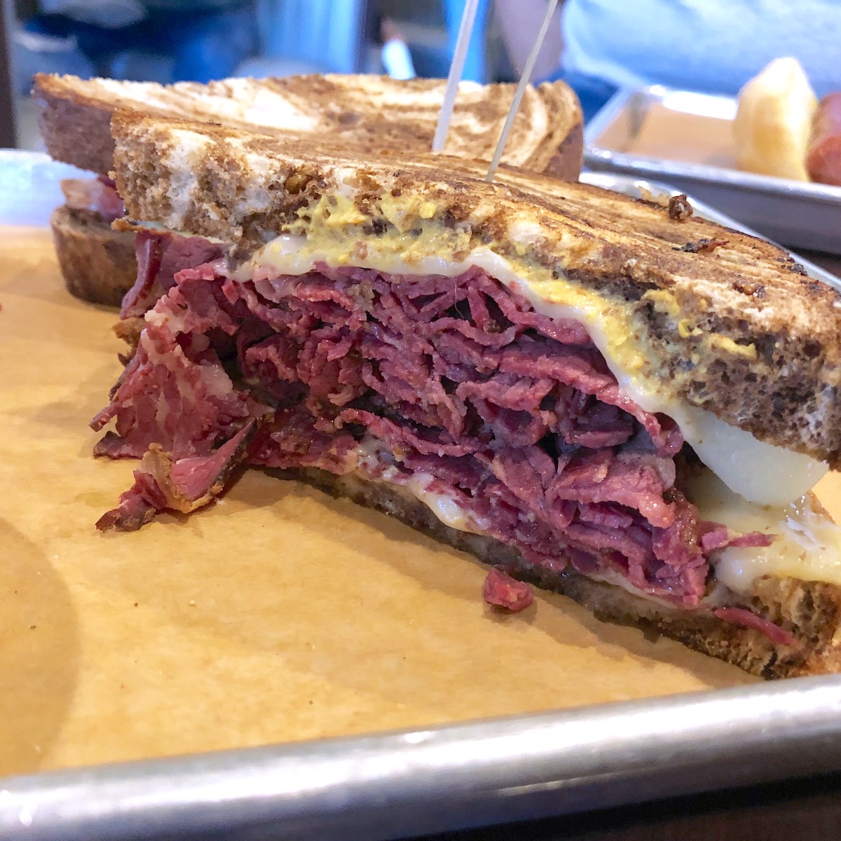 Pastrami Sandwich from Jimmy P's Burgers in Naples, Florida