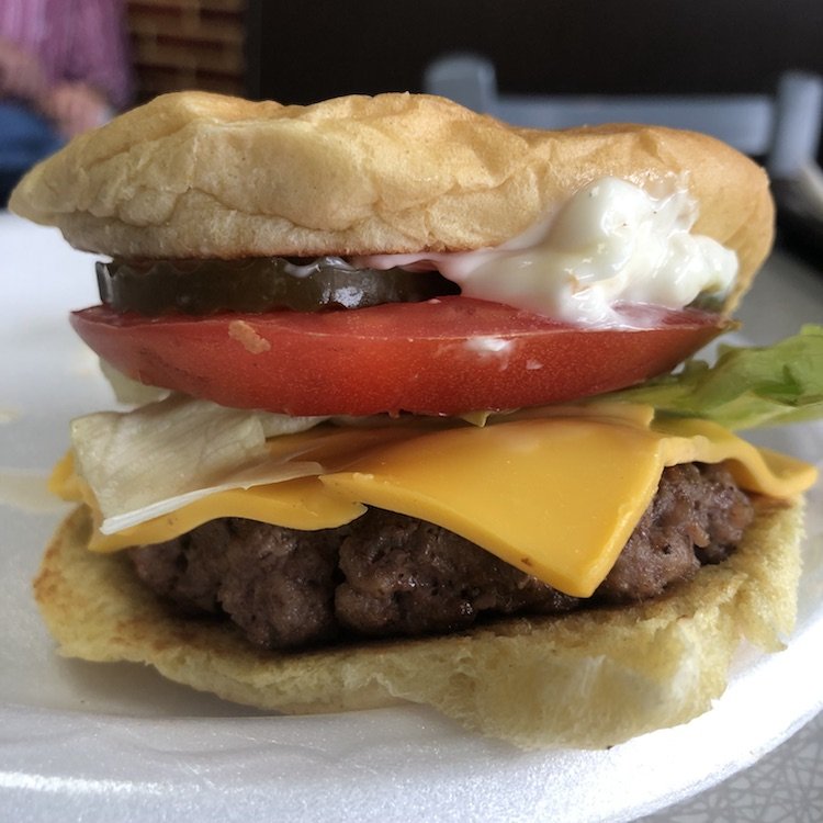 Deluxe Quarter Pounder from Druther's in Campbellsville, Kentucky
