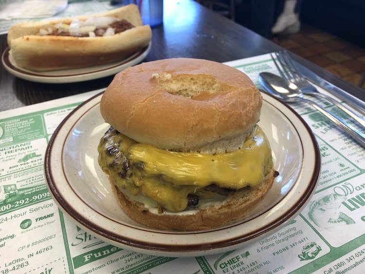 Magic Wand's Double Cheeseburger in Churubusco, Indiana