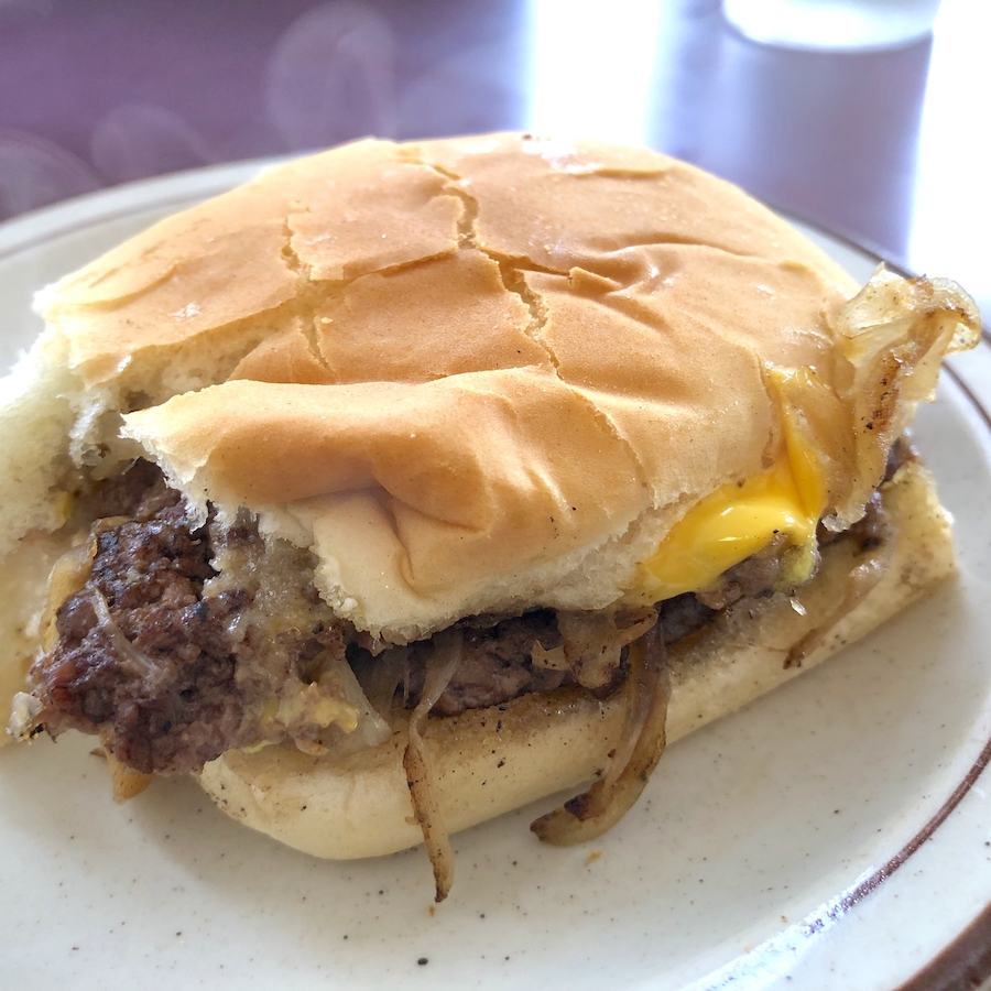 Double Cheeseburger from Powers Hamburgers in Fort Wayne, Indiana