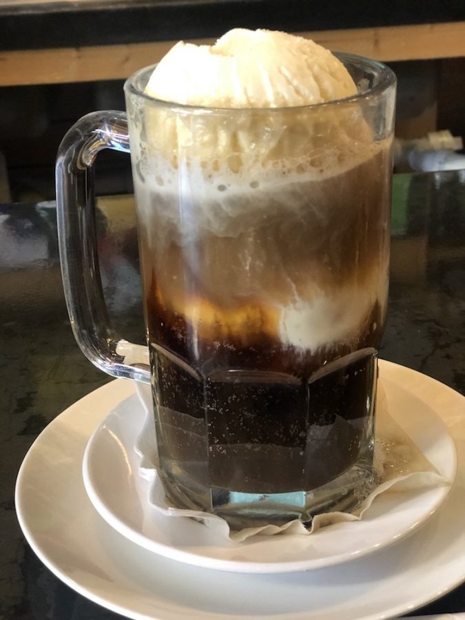 Root Beer Float made with ANTIQOLOGY Root Beer