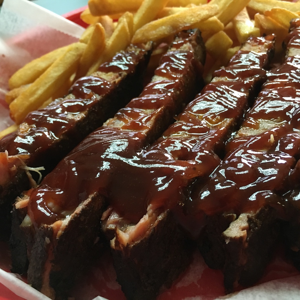 Ribs from Hate Mondays Tavern in Miami, Florida