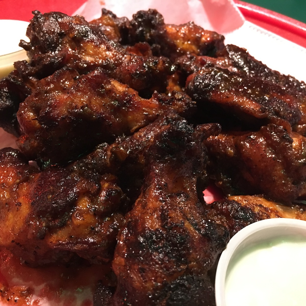 Smoked Wings from Hate Mondays Tavern in Miami, Florida