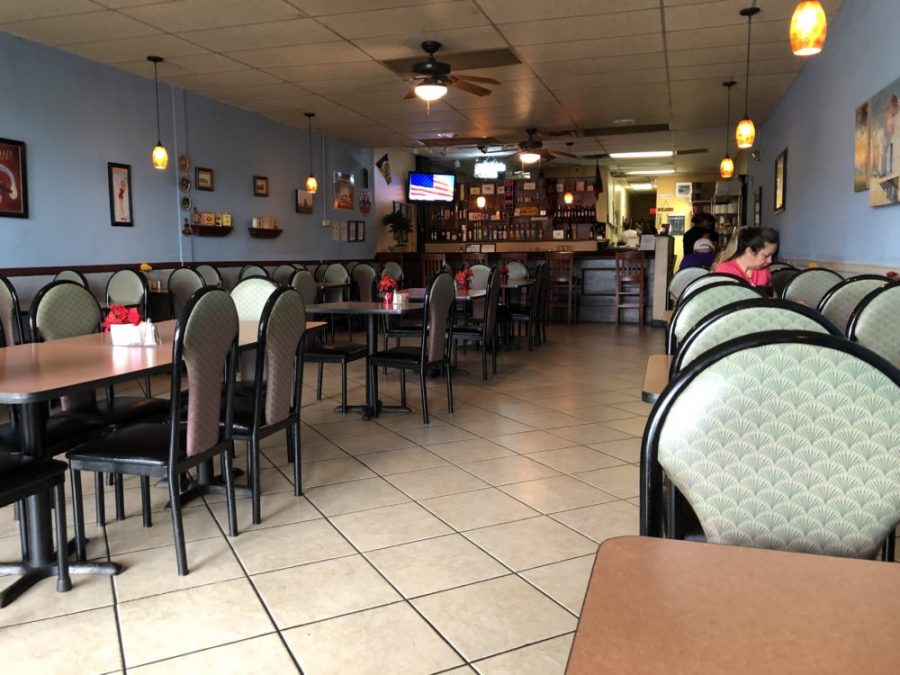 Inside of the Cuban Diner in Marietta, Georgia