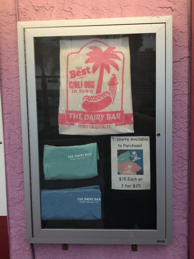 T-shirts in The Dairy Bar in Port Orange, Florida