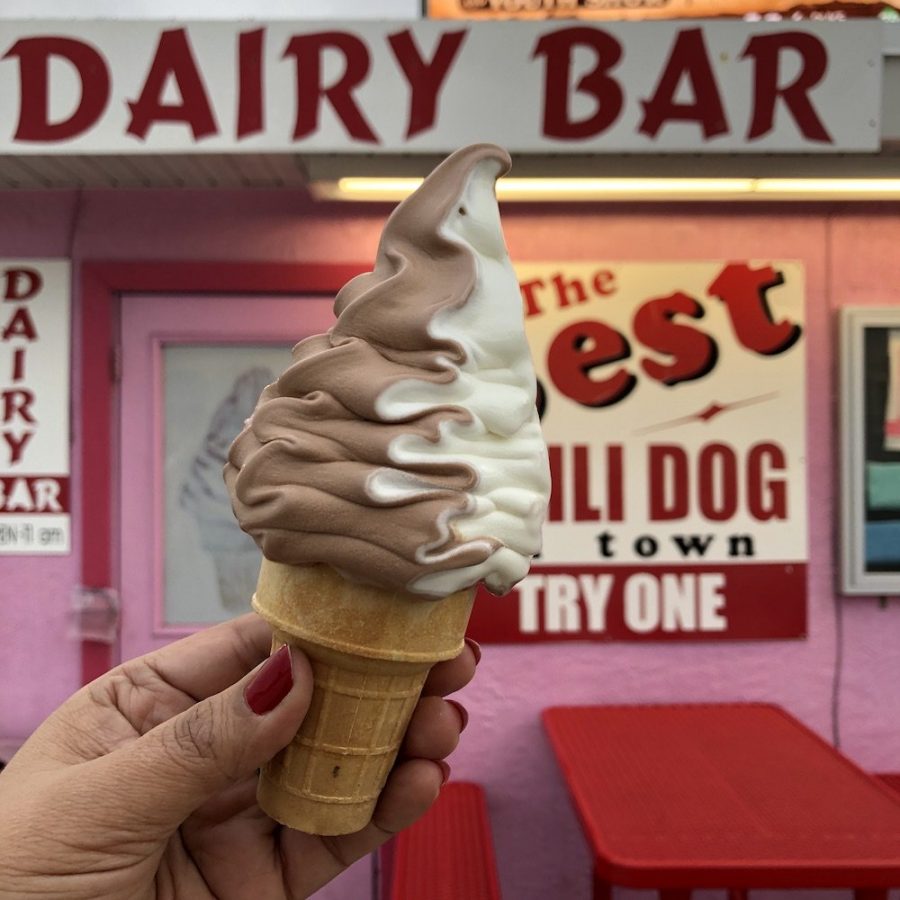 The Dairy Bar Swirl Cone in Port Orange, Florida