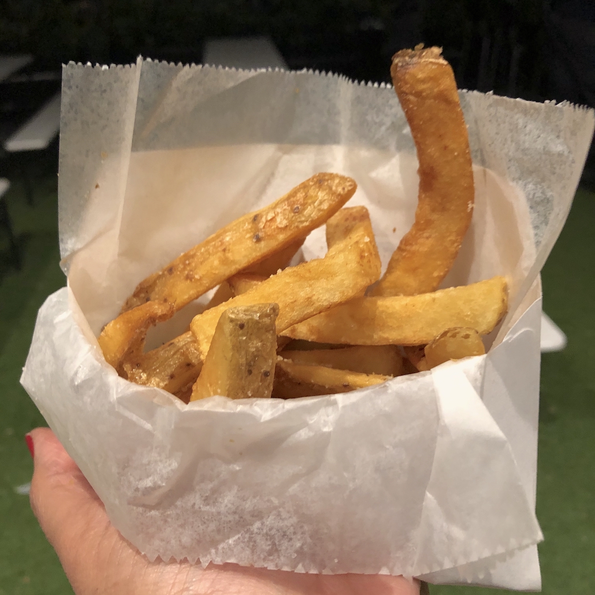 Insurance, aka Fresh-Cut Fries from USBS at the Citadel Food Hall in Miami, Florida