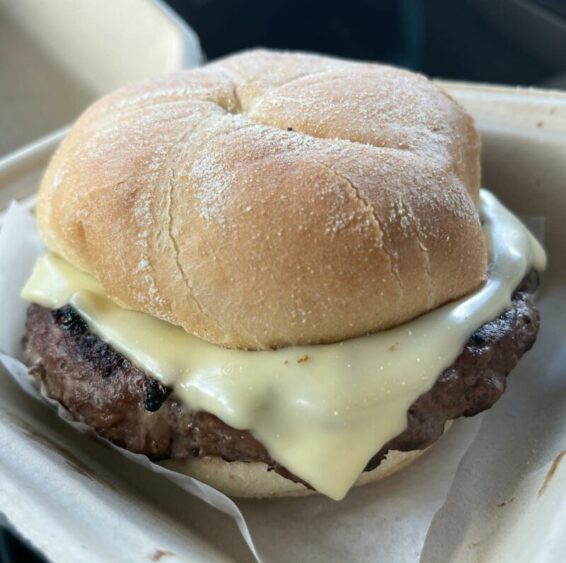 Big Bite Burger with Cheese from Char-Hut in Davie, Florida