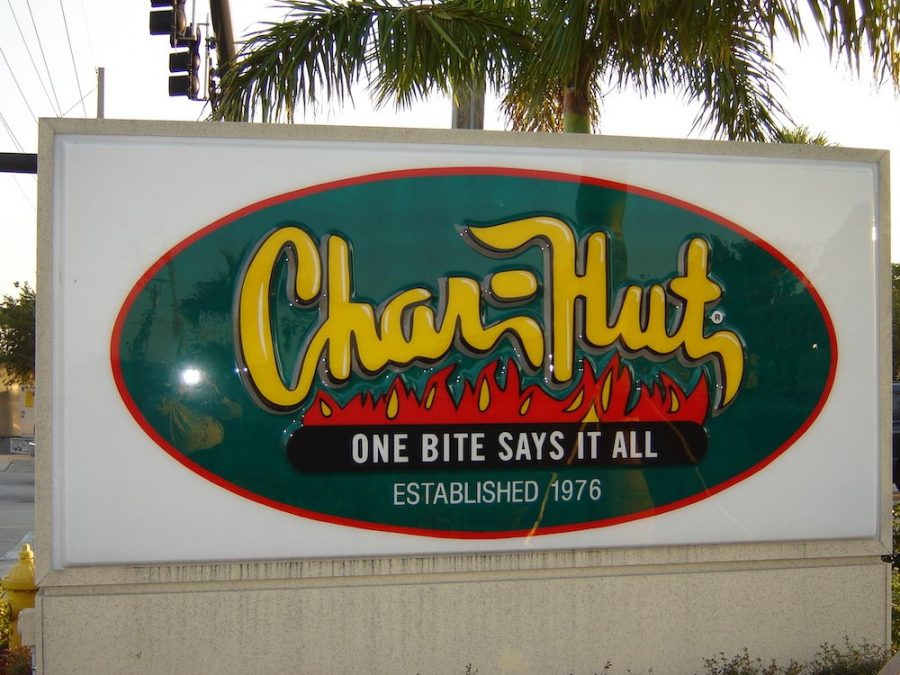 Giant Char-Hut Sign