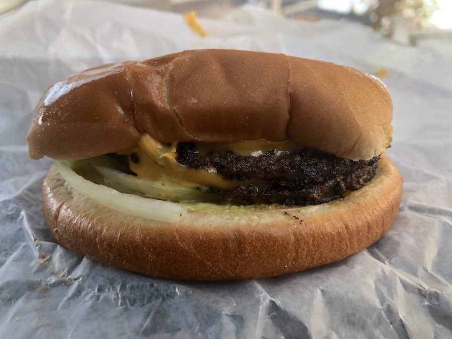 Double Cheeseburger from John's Drive in Fort Meade, Florida