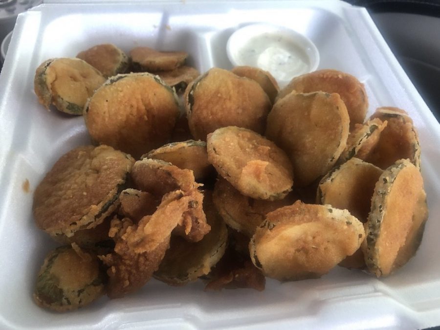 Fried Pickles from Mike's Drive-In in Bartow, Florida