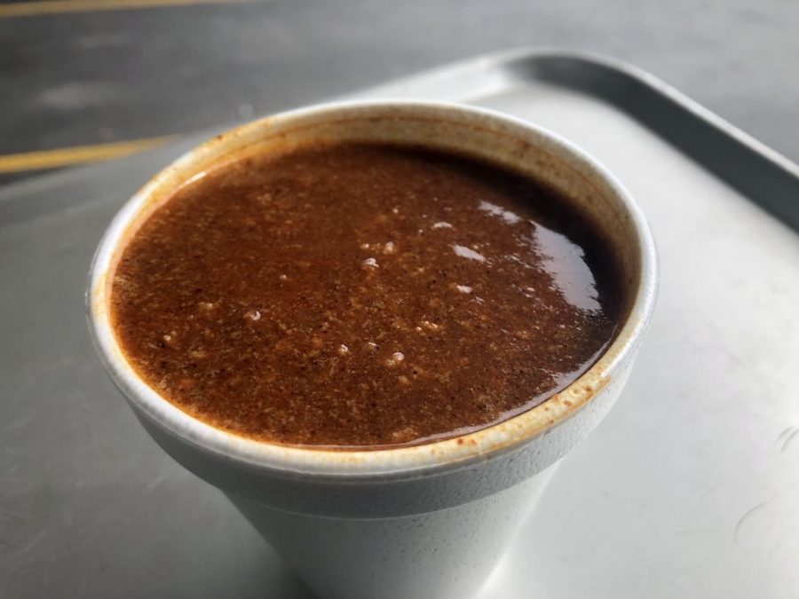 Cup of Chili from Pappa's Drive-In at New Smyrna Beach, Florida