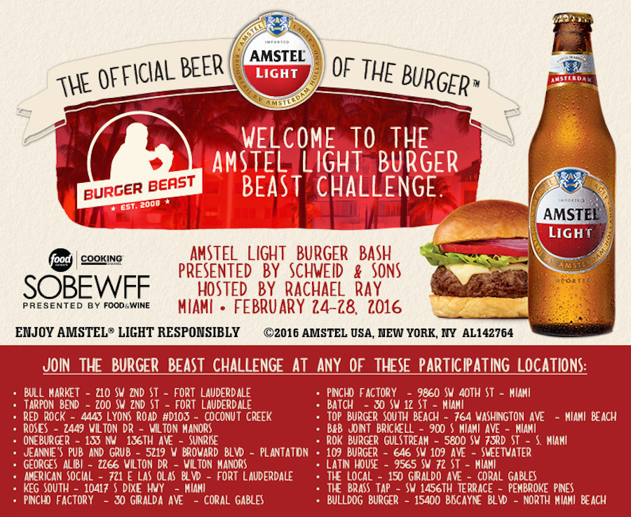 2016 Amstel Light Burger Beast Challenge