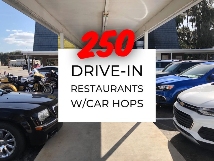 Drive-In Restaurants with Car Hops in the U.S.