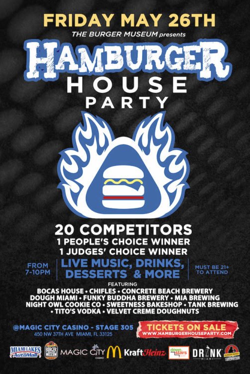 Hamburger House Party 2017 Poster