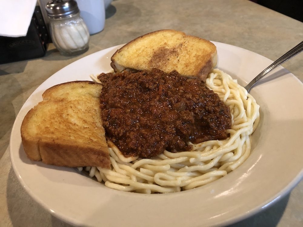 Diner Specials Spaghetti with Meat Sauce