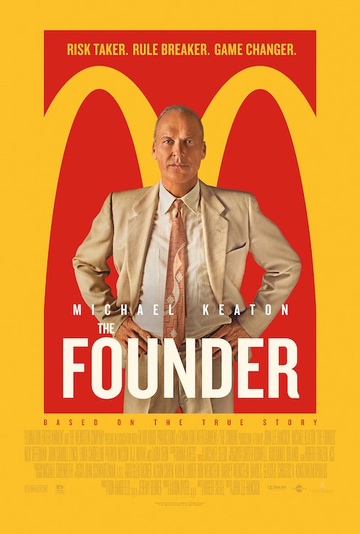 Movie Poster for the film The Founder with Michael Keaton