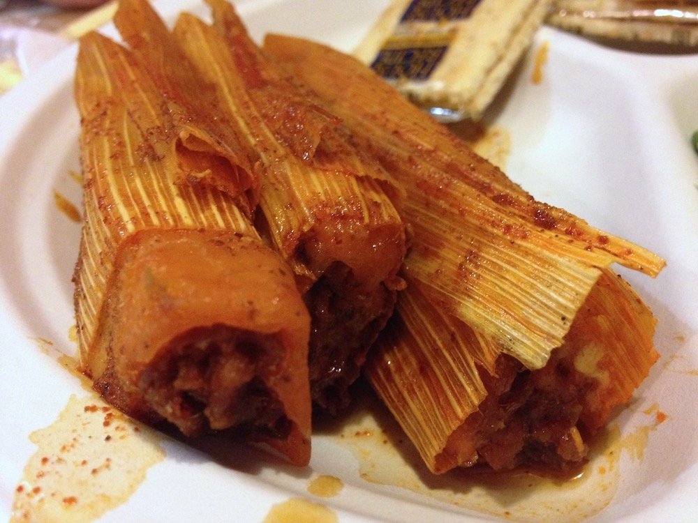 Hot Tamales from Abe's Bar-B-Q in Clarksdale, Mississippi