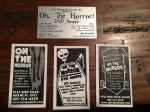 Oh, The Horror! DVD Shoppe Business Cards