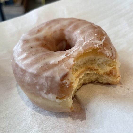Glazed Donut from of Max'd Out Donuts in North Miami Beach, Florida