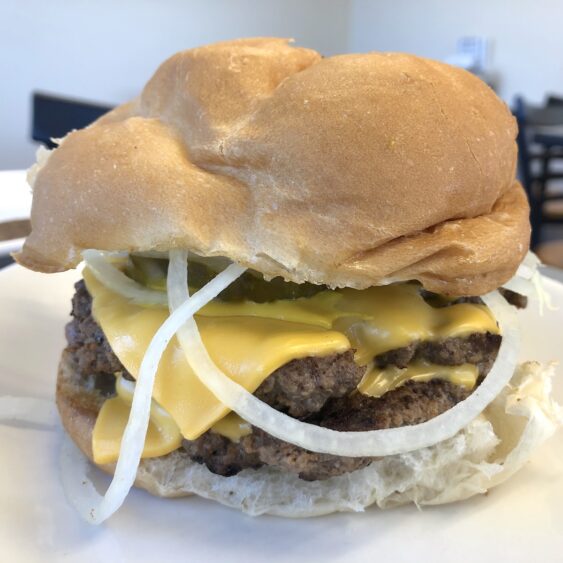 Double Cheeseburger from Ted's Luncheonette in Largo, Florida