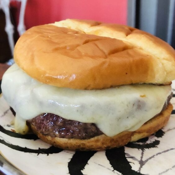 Assemble Burger Patty on Bun with Cheese