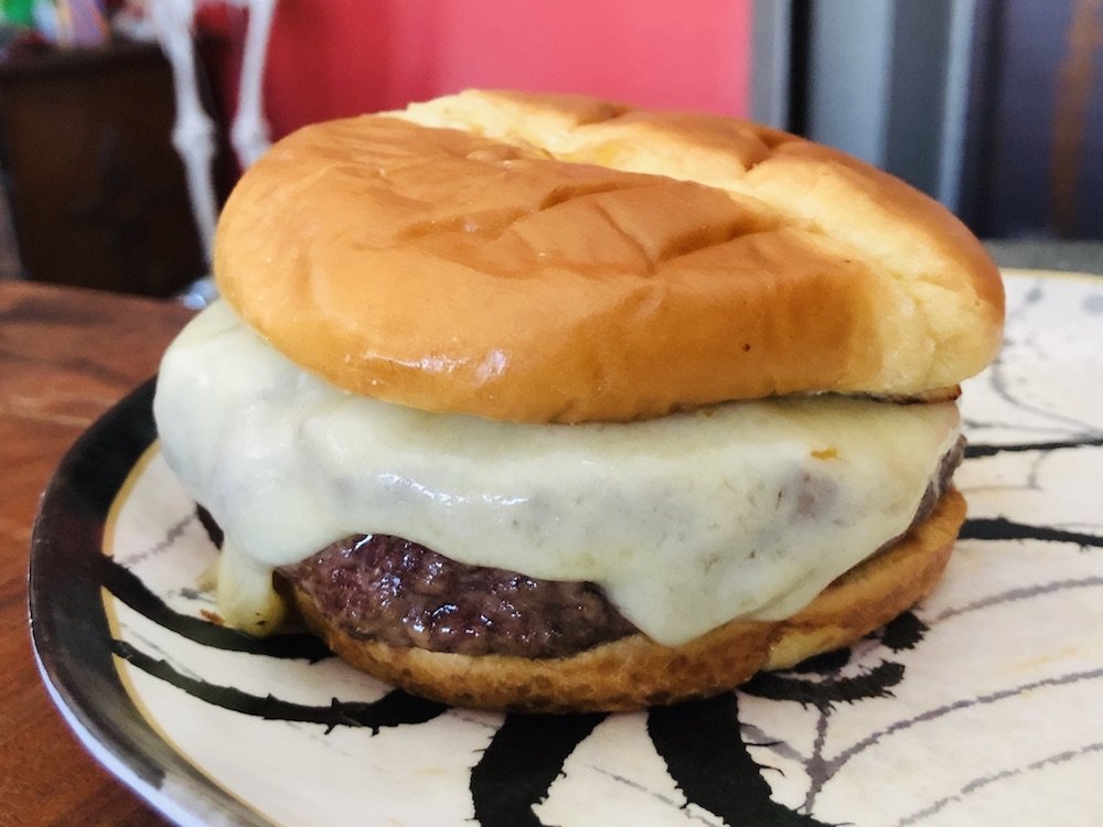 Assemble Burger Patty on Bun with Cheese