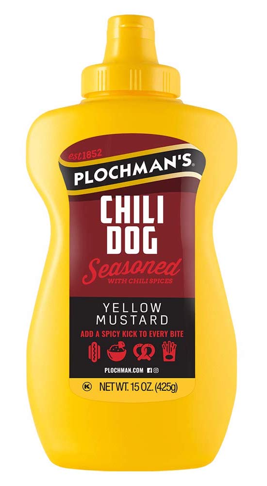 Plochman's Chili Dog Yellow Mustard Bottle for Sale