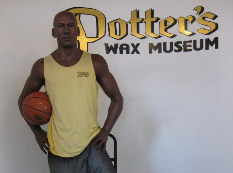 Potter's Wax Museum with Michael Jordan