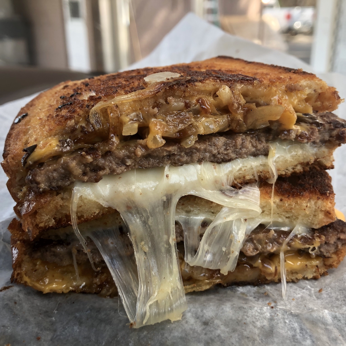 Patty Melt from John's Drive In in Fort Meade, Florida