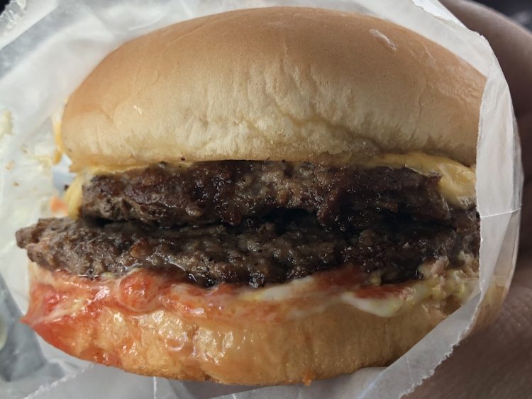 Mac's Drive-Thru Double Cheeseburger