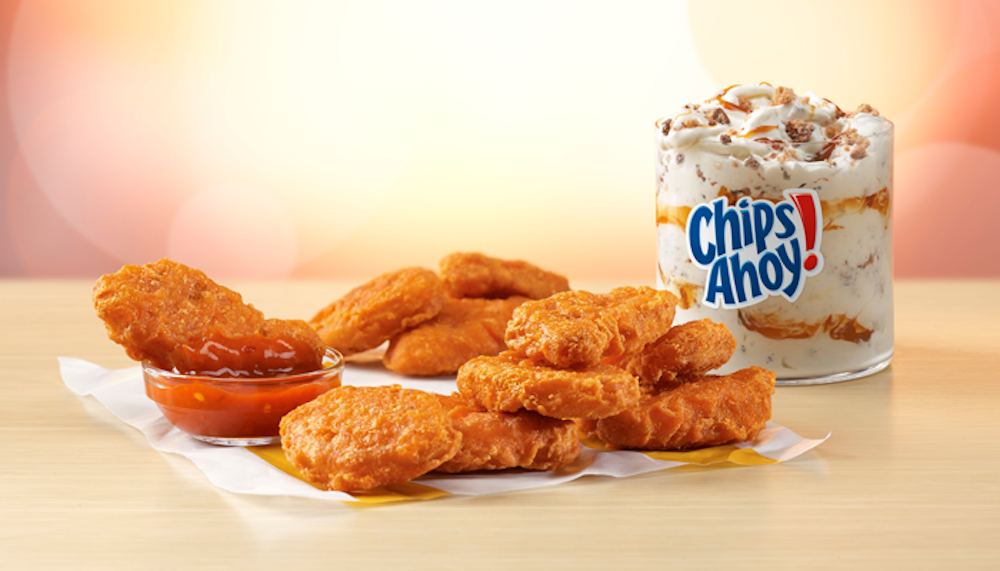 McDonald's Spicy McNuggets & Chips Ahoy! McFlurry