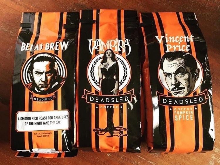 Deadsled Coffee featuring Bela Lugosi, Vampira & Vincent Price