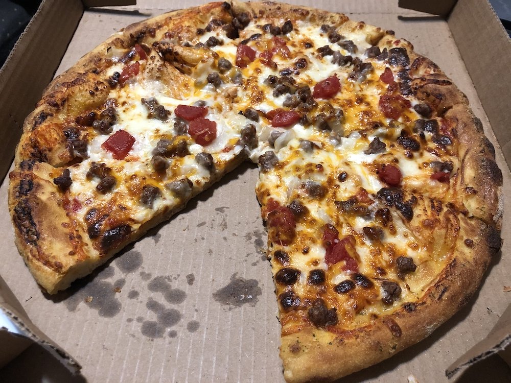 Domino's Cheeseburger Pizza