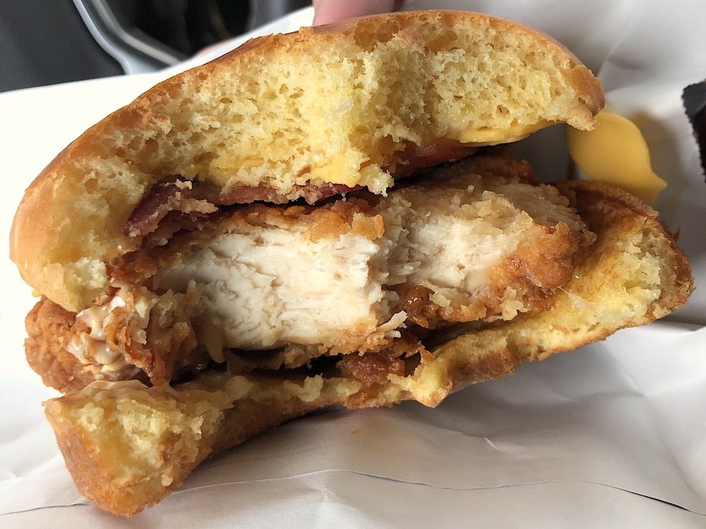 A look inside the Burger King Hand-Breaded Chicken Sandwich