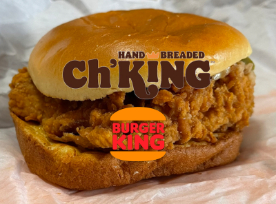 Burger King's Hand-Breaded Ch'King Crispy Chicken Sandwich