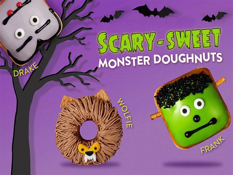 Scary Sweet Monster Doughnuts for Halloween from Krispy Kreme