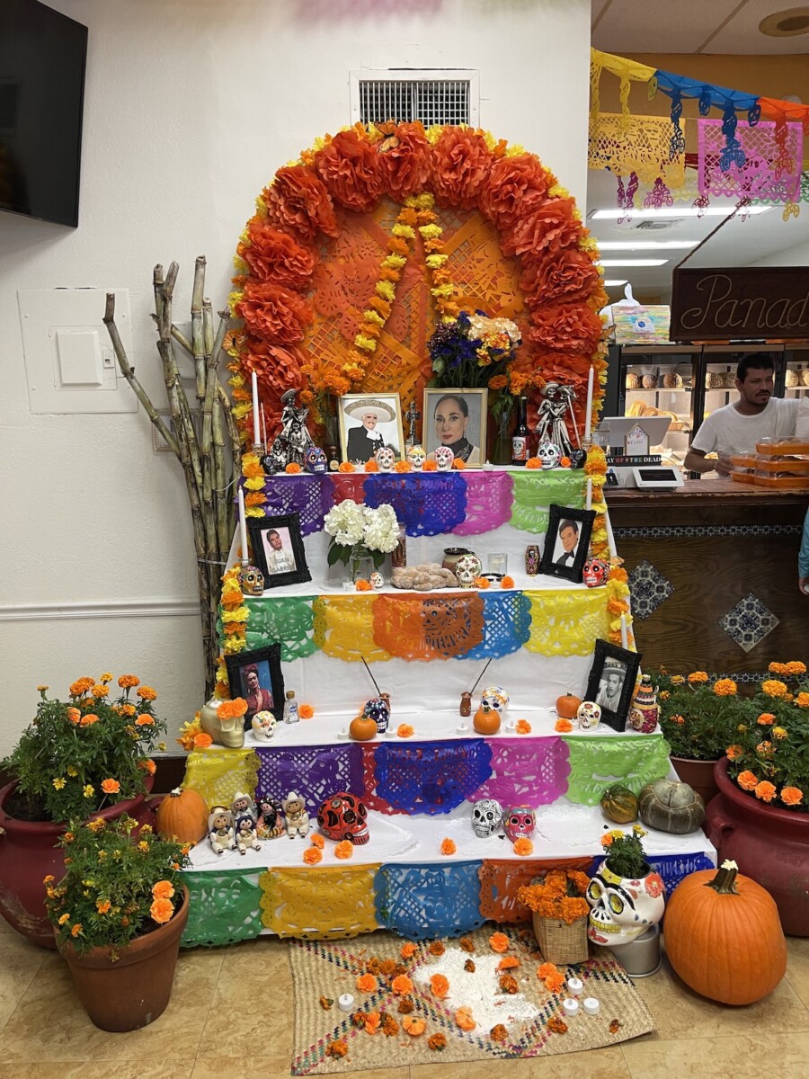 Dia de los Muertos Altar at La Migaja Bakery in Little Havana, Florida