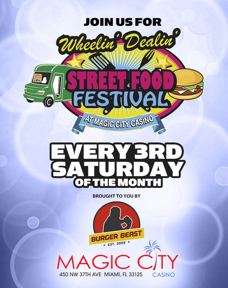 Wheelin' Dealin' Street Food Festival poster