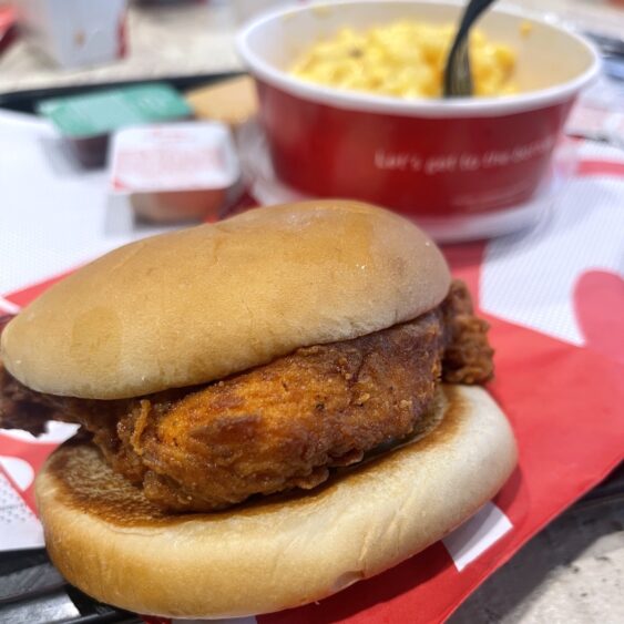 Spicy Chicken Sandwich from Chick-fil-A in Hialeah, Florida