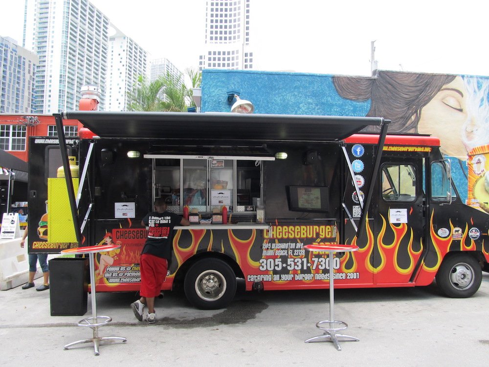 Cheeseburger Baby Food Truck at Hot Dog Fest 2013